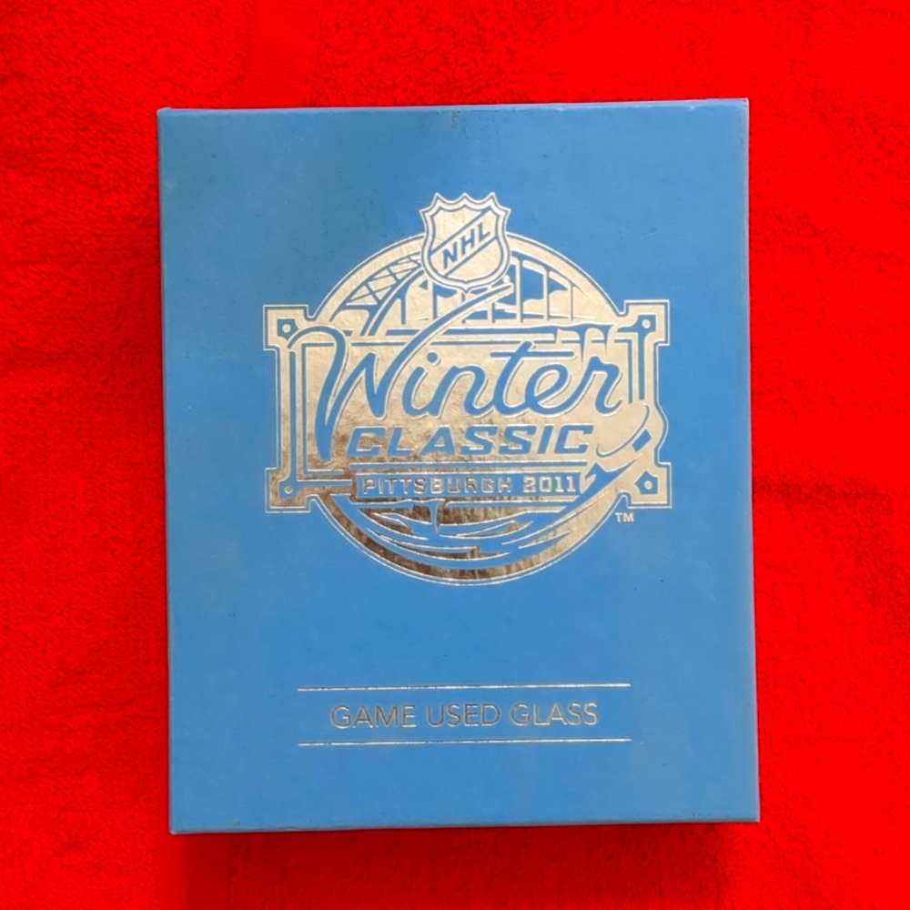 Washington Capitals Winter Classic Game Used Glass